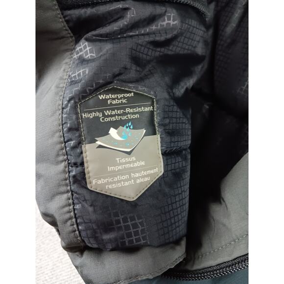 Columbia Omni Shield Jacket Coat Mens XXL Black/Gray Waterproof Outdoors Hooded - Picture 7 of 12